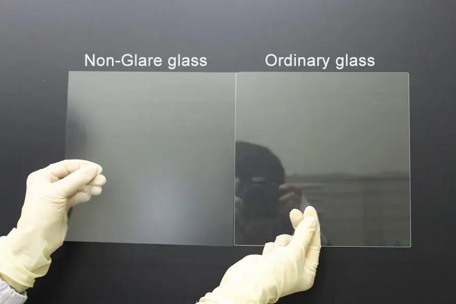EXTERNAL - non-glare glass example