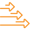 Row in the same direction.