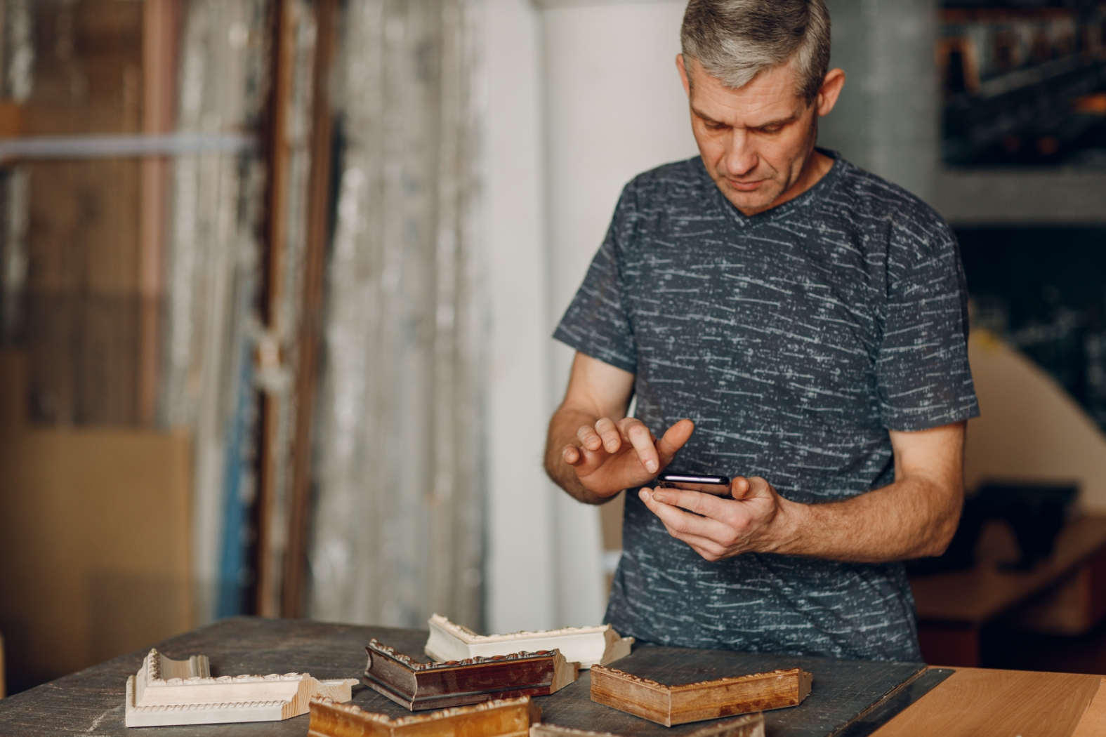 Man Using Cloud Services