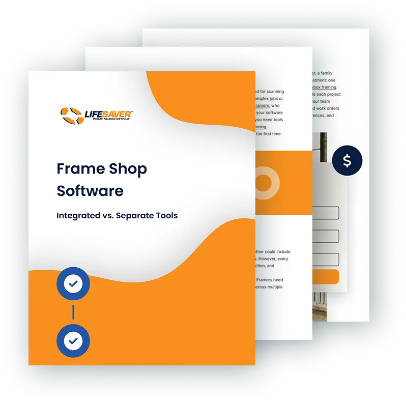 Frame Shop Software Guide Cover